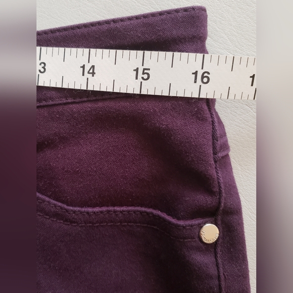 Simon Chang Purple Microtwill Stretch Pants/Jeans - Picture 6 of 8